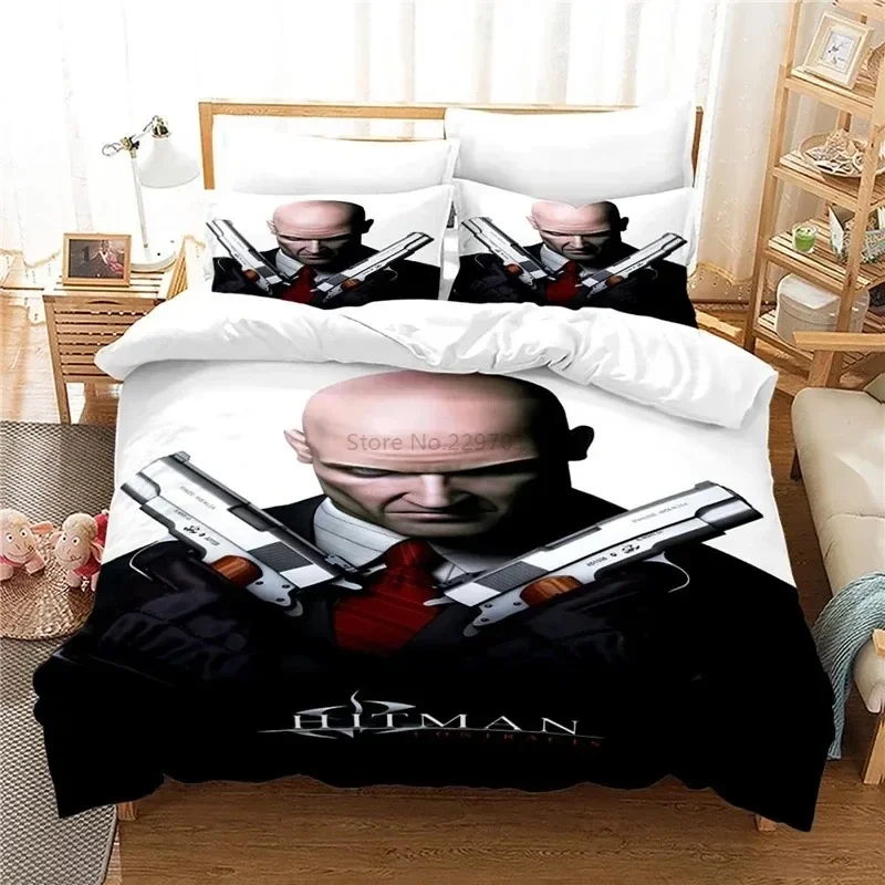 Home Textiles Sale - Set Sprei 3D Hitman Killer, Set