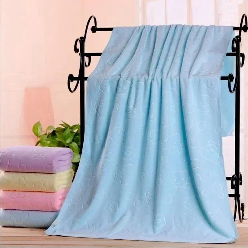 Handuk Mandi Beruang Embos Mic - Home Textiles Face Towel ulasan dan harga